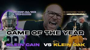 HE SCORED 4 TOUCHDOWNS IN A GAME!!! Klein Cain vs Klein Oak Football