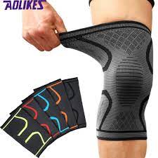 Comprar Aolikes Apoio Do Joelho Knee Pads Brace Gym Levantamento De Peso Wraps Joelho Bandage Ti Knee Compression Sleeve Retro High Waisted Bikini Knee Sleeves