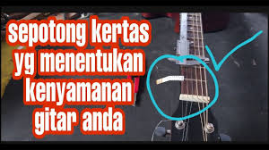 Jadi kalau main harus ditekan keras2 senar nya. Cara Mudah Nyeperin Senar Gitar Sendiri Ukuran Harus Tepat Tutorial Sudat Gitar Youtube