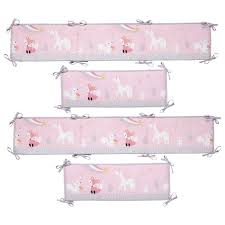 See more ideas about crib bumper, bumper pads for cribs, sweet jojo designs. Lambs And Ivy Rainbow Unicorn 4 Piece Baby Crib Bumper In Pink And Purple Nebraska Furniture Mart