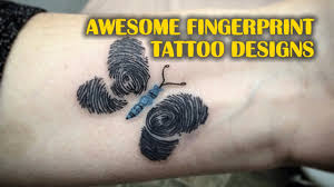 The average cost for a small tattoo like a heart or cross is $50 to $250. Awesome Fingerprint Tattoo Designs Youtube