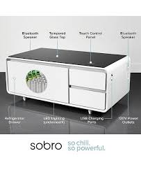 For a beautiful ottoman coffee table, make sure to look at the selections from a cocktail ottoman coffee table to a leather ottoman coffee table, all at macy's. Sobro Smart Storage Coffee Table With Refrigerated Drawer Reviews Furniture Macy S Smart Storage Coffee Table With Storage Stylish Coffee Table