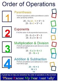 Order Of Operations For Kids Charleskalajian Com