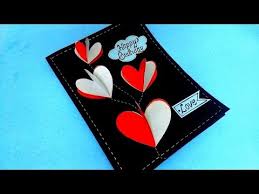 Open a page in canva. Beautiful Handmade Hearts Birthday Card Birthday Card Idea Easy To Make Birthday Card Youtube