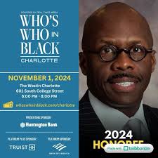 Honored to be recognized in the wonderful city of Charlotte……