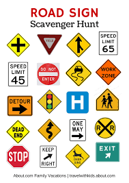 Free Printable Travel Games For Kids Road Trip Fun Road Trip Activities Road Sign Scavenger Hunt