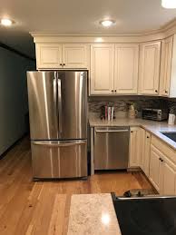 All this at a very competitive price. Waypoint Kitchen With Painted Hazelnut Glaze Finish Kitchen Indianapolis By Concepts The Cabinet Shop