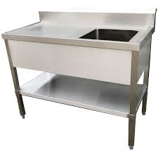 stainless steel deluxe bench / sink