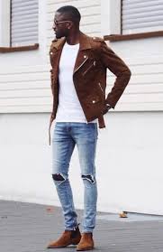 For a comfortable design that doesn't compromise on style, scroll leather chelsea boots to. Brown Suede Chelsea Boots With Jeans Outfits For Men In Their 20s 135 Ideas Outfits Lookastic