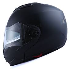 1storm motorcycle street bike modularflip up dual visor sun shield full face helmet