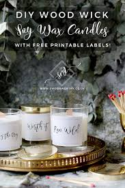 Always use fragrance oils that have been developed specifically for use in candles to make sure you get the best scent a pouring pitcher is a candle making essential! Diy Wood Wick Candles With Soy Wax And Essential Oils Swoon Worthy