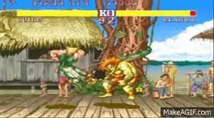Guile street fighter gif sd gif hd gif mp4. Street Fighter 2 World Warrior Arcade Guile Sonic Boom Flash Kick Glitch On Make A Gif
