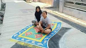 Drawing 3d cara menggambar 3dcara menggambar 3dimensicara menggambar 3d tanggacara menggambar 3d dengan pensil untuk pemulacara menggambar 3d di jalancara me. Jalan Gang Almuqoyim Dibuat Lukisan 3d Pengguna Jalan Asyik Berselfie