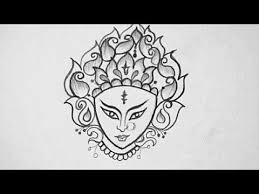 Pin On Durga Maa Face Drawing Maa Durga Pencil Sketch Simple Durga Drawing Navratri Pencil Drawing