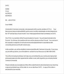 Offer Letter Template Pdf Template