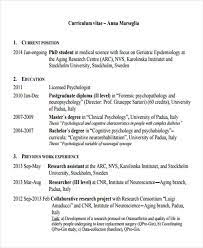 25 printable resume template forms fillable samples in pdf. 84 With Medical Curriculum Vitae Format Resume Format