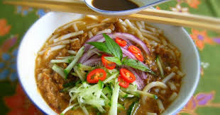 Asam Laksa Utara Asian Noodle Recipes Laksa Malaysian Cuisine