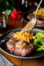 Just a few ingredients are all you need to create this culinary centerpiece. Beef Tenderloin Steaks With Herb Pan Sauce Saving Room For Dessert