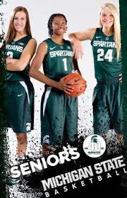 2012 13 Msu Spartans Women S Basketball Seniors Womens Basketball Msu Spartans Msu Basketball