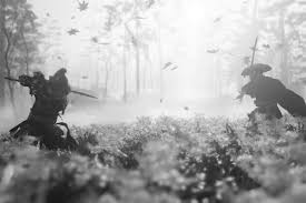 The ghosts that flicker blue etc. Ghost Of Tsushima Kurosawa And The Political Myth Of The Samurai Polygon