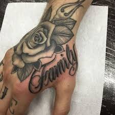 Done completely in blank ink, each finger has a unique image drawn from the base of the finger to the knuckle (thumb not shown): 101 Best Hand Tattoos For Men Cool Design Ideas 2021 Guide Hand Tattoos For Guys Hand Tattoos Hand Tattoos For Women