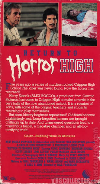 Return to Horror High | VHSCollector.com