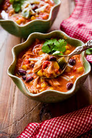 I also added an additional 1/4 cup broth and put it all in a pot on the stove, except the half & half and cream cheese. My Favorite Slow Cooker Chicken Chili Recipe Sally S Baking Addiction