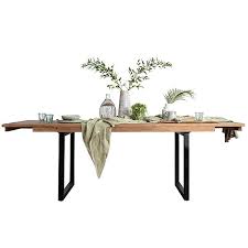 The clean lines and unfussy design make an elegant dining companion. Extendable Wooden Dining Tables Modish Living