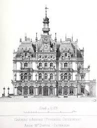 Main Facade Of The Chateau D Aubiry Architecture Photography Buildings Neoclassical Architecture Skyscraper Architecture