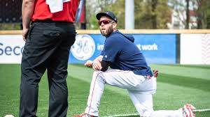 Pedroia was stopped at the players' entrance at coors field in denver during the 07 world series against the rockies. Boston Red Sox Dustin Pedroia Hopes Greenville Is Last Stop
