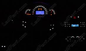 Kit Led Compteur Tableau De Bord Mercedes Classe C W203 Bleu Rouge Blanc Vert