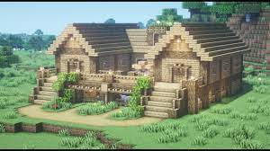 マインクラフト】オークの木のみで作るサバイバルハウスの作り方【Minecraft】How to Build a Survival Base【マイクラ建築】  - YouTube
