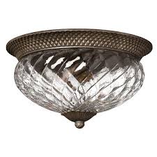 Hinkley Plantation Pearl Bronze Flush Mount Ceiling Light 4881pz Bellacor
