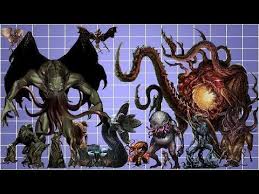 Call Of Cthulhu Monsters Size Comparison Youtube In 2019