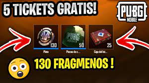 Nuevo Truco 5 Tickets Gratis En Pubg Mobile Skins Gratis Y Fragmentos