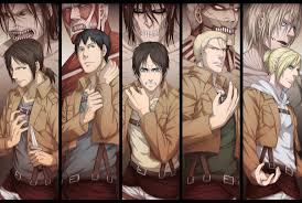 Add interesting content and earn coins. Attack On Titan Characters Collage Eren Jeager Ymir Anime Hd Wallpaper Wallpaper Flare