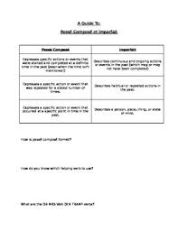 a guide to passe compose v imparfait