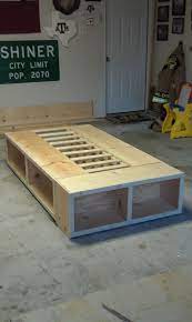 The captain's bed or storage bed is a bed that sits on a platform of drawers. Pin By Keith Brandon On What I Ve Done Thus Far Diy Crafts For Bedroom Diy Bed Diy Platform Bed