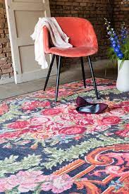 vloerkleed estate rozenkelim goud snelle levering vloerkleed bloemen vloerkleed bloemen tapijt