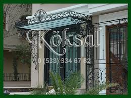 Ferforje Sundurma Modelleri 35 Balcony Railing Canopy Scrollwork