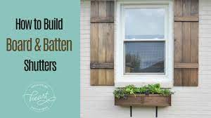 Diy board and batten pvc shutters are a finishing touch that can influence the look of your entire exterior. How To Build A Board And Batten Shutter Youtube