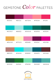 Gemstone Color Inspiration Palettes Hex Color Palette Color Palette Design Color Palette Challenge