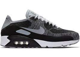 The nike air vapormax flyknit features lightweight, dynamic cushioning with air max technology running the full length of the shoe. Nike Air Max 90 Ultra 2 0 Flyknit Black Wolf Grey 875943 005