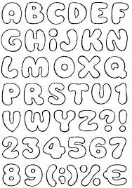 Molde de letras para mural. Patrones Letras De Fieltro Lettering Alphabet Fonts Lettering Alphabet Bubble Letter Fonts