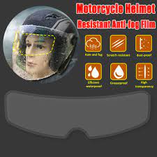 Parts Accessories Universal Rainproof Anti Fog Helmet Lens Film Motorcycle Visor Goggles Patch Automotive