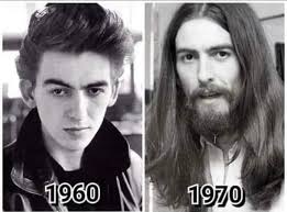 George Harrison 10 Jahre auseinander : r/beatles