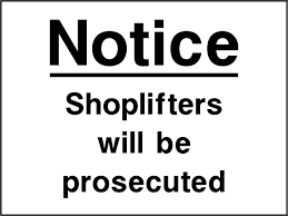 Printable shoplifters will be prosecuted signs in pdf format. Notice Shoplifters Will Be Prosecuted Sign Security Public Information Notices We Do Safety Signs