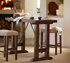 Benchwright Bar Height Table Dining Room Table Set Bar Height Table Pub Table And Chairs