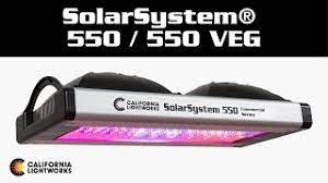 Led Grow Lights Solarsystem 550 550 Veg 550 Uvb Youtube