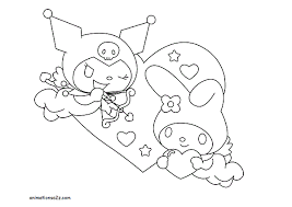 Kuromi Coloring Pages Hello Kitty Coloring Hello Kitty Colouring Pages Kitty Coloring